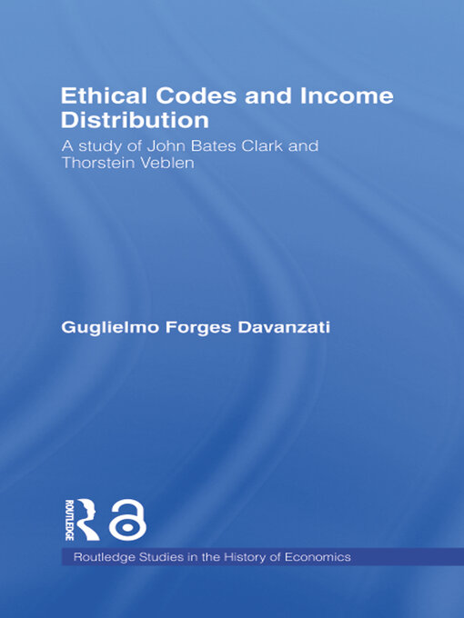 Title details for Ethical Codes and Income Distribution by Guglielmo Forges Davanzati - Available